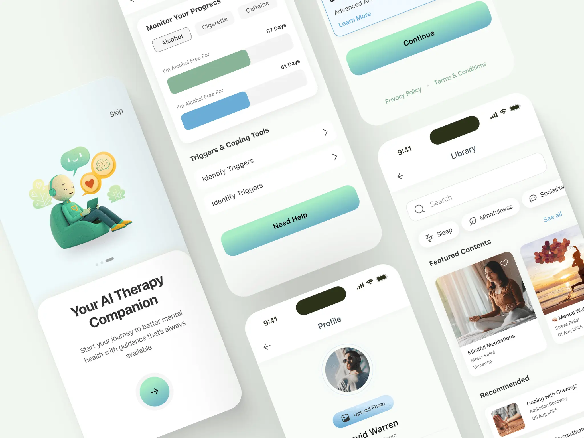 Screenshot 1 of therappai – Your personal AI therapist