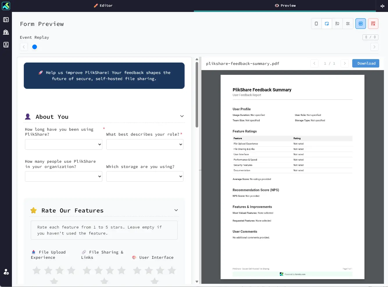 Screenshot 4 of FormTs