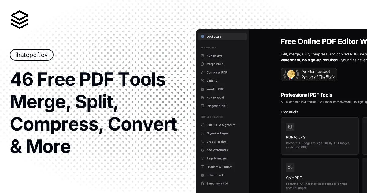Screenshot 1 of ihatepdf.cv
