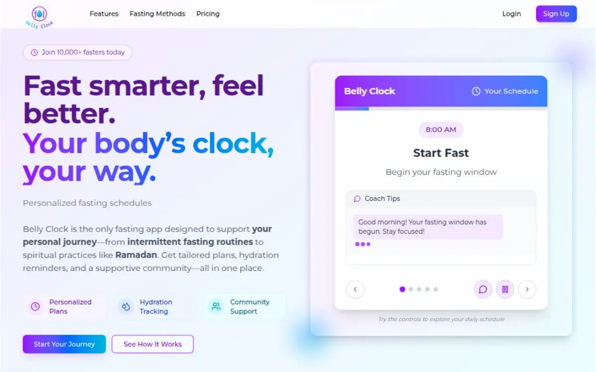 Screenshot 2 of Belly Clock