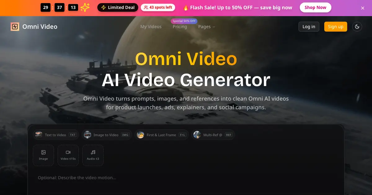 Screenshot 1 of Omni Video