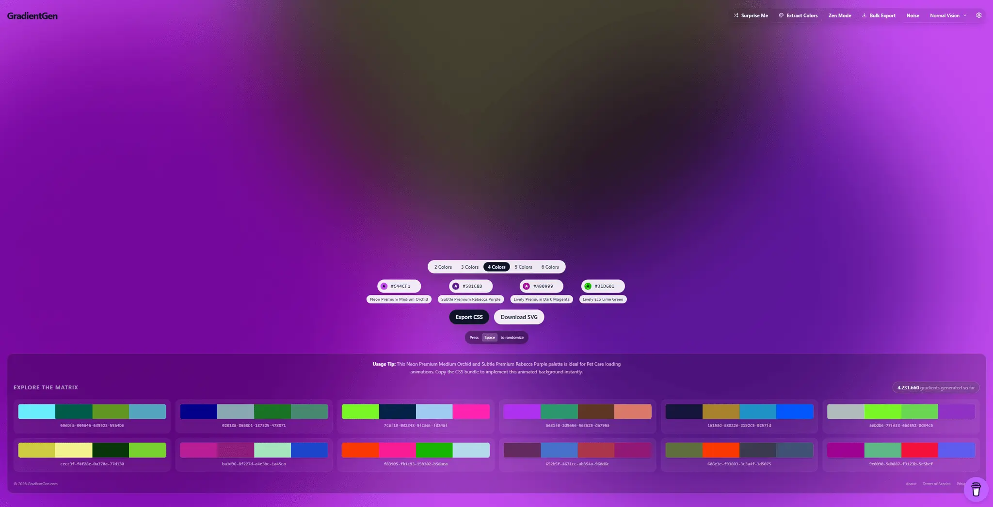 Screenshot 3 of GradientGen