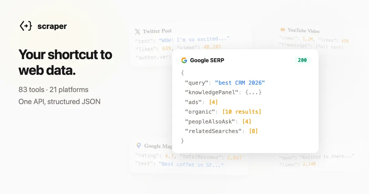 Screenshot 1 of Scraper
