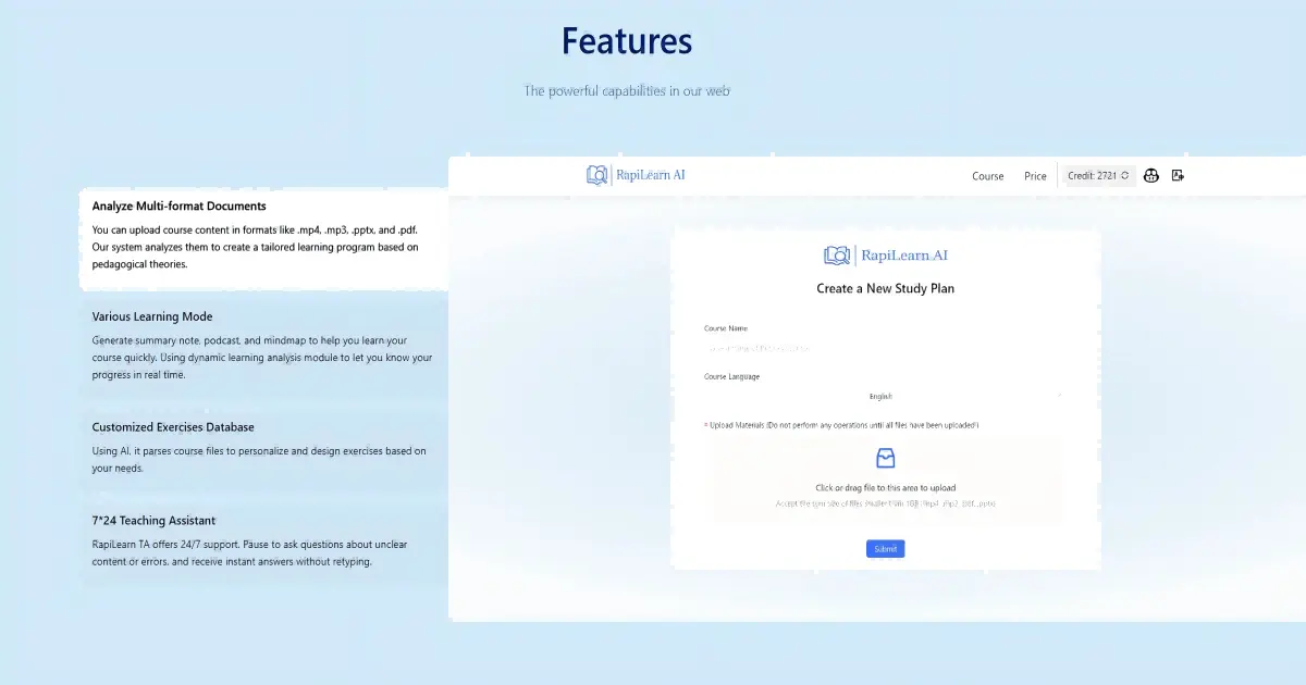 Screenshot 1 of RapiLearn AI