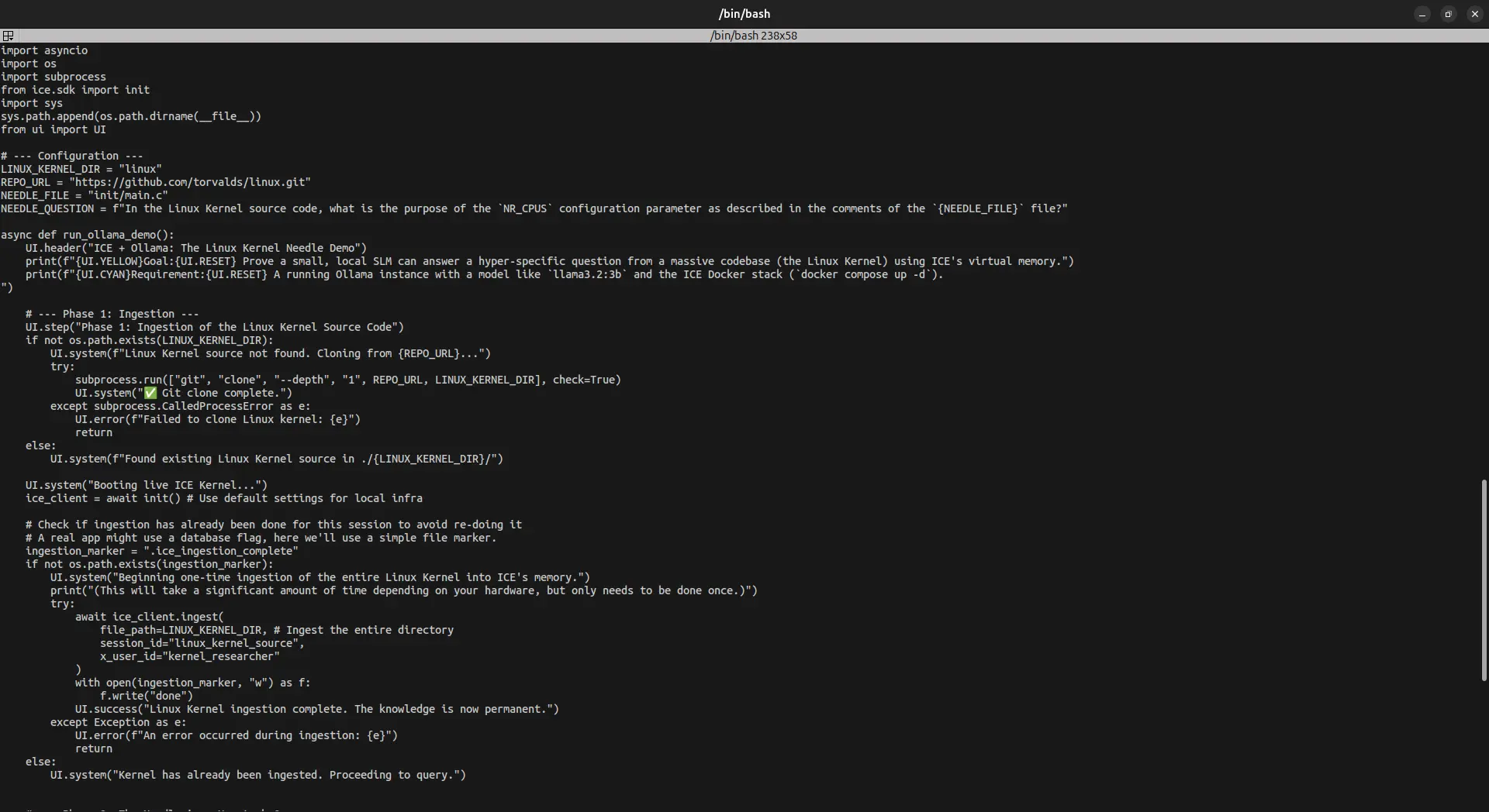 Screenshot 1 of ICE - Infinite Context Engine