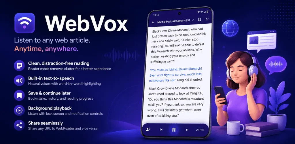 Screenshot 1 of WebVox