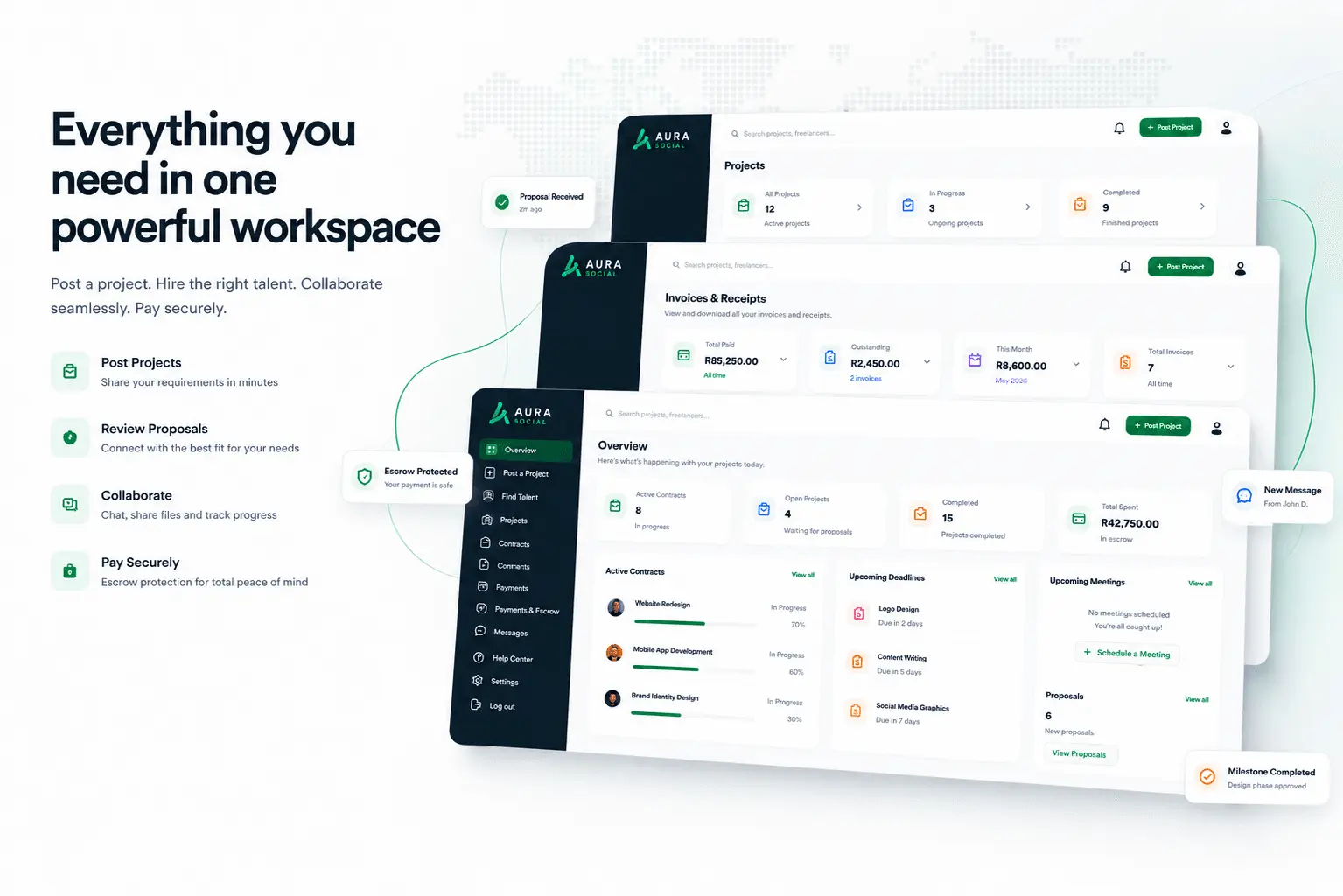 Screenshot 1 of Aura Social
