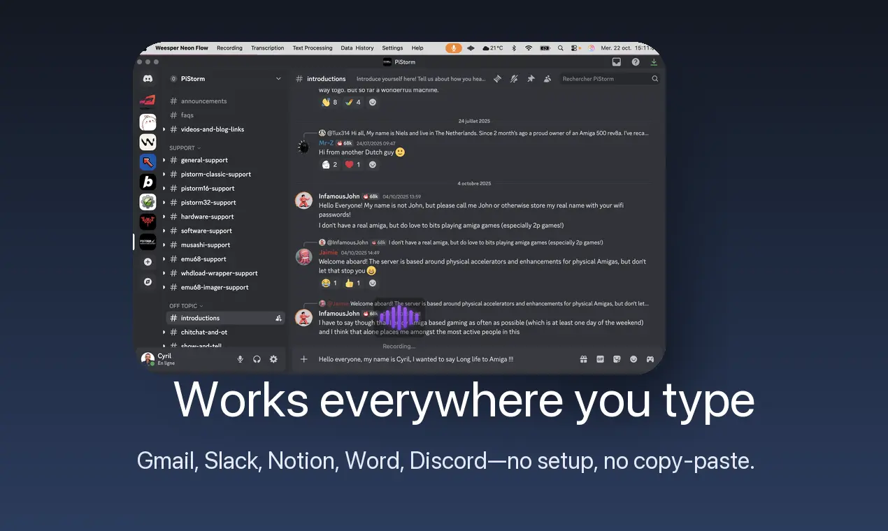 Screenshot 6 of Weesper Neon Flow