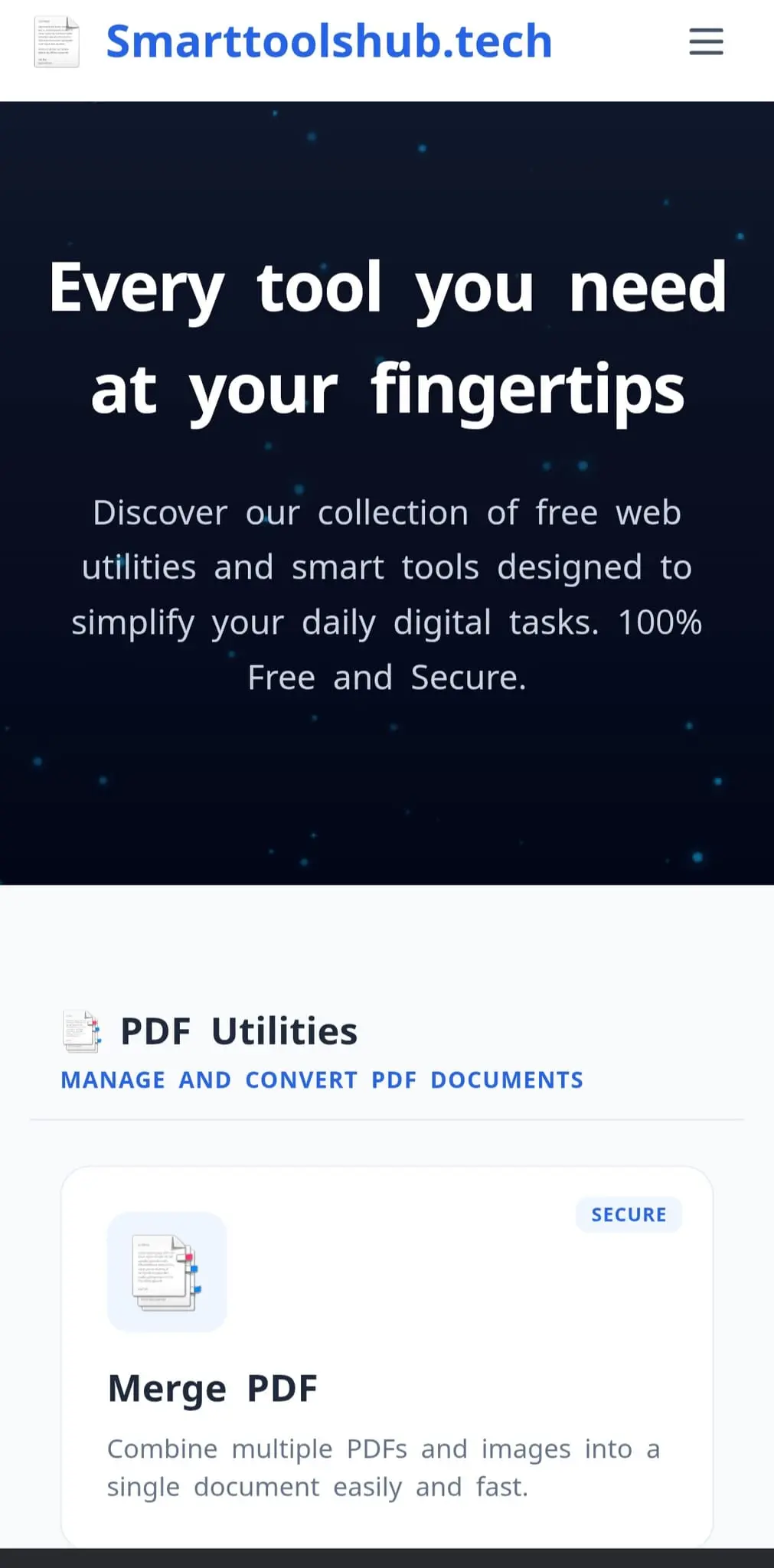 Screenshot 1 of SmartToolsHub