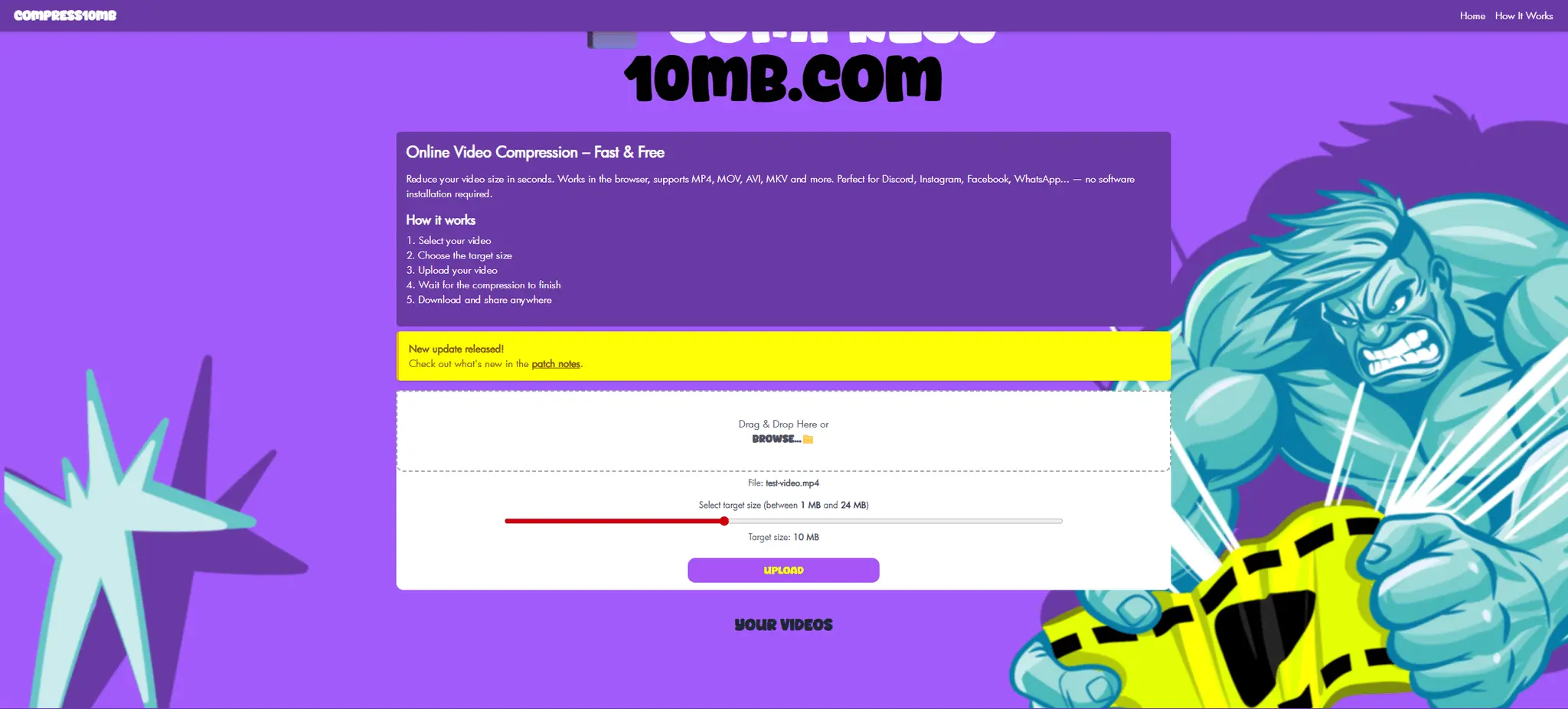 Screenshot 3 of Compress10MB – Free Video Compressor