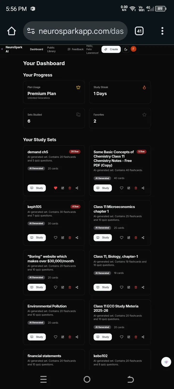 Screenshot 4 of NeuroSpark AI