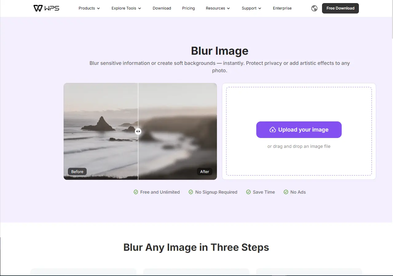 Screenshot 1 of Blur Image