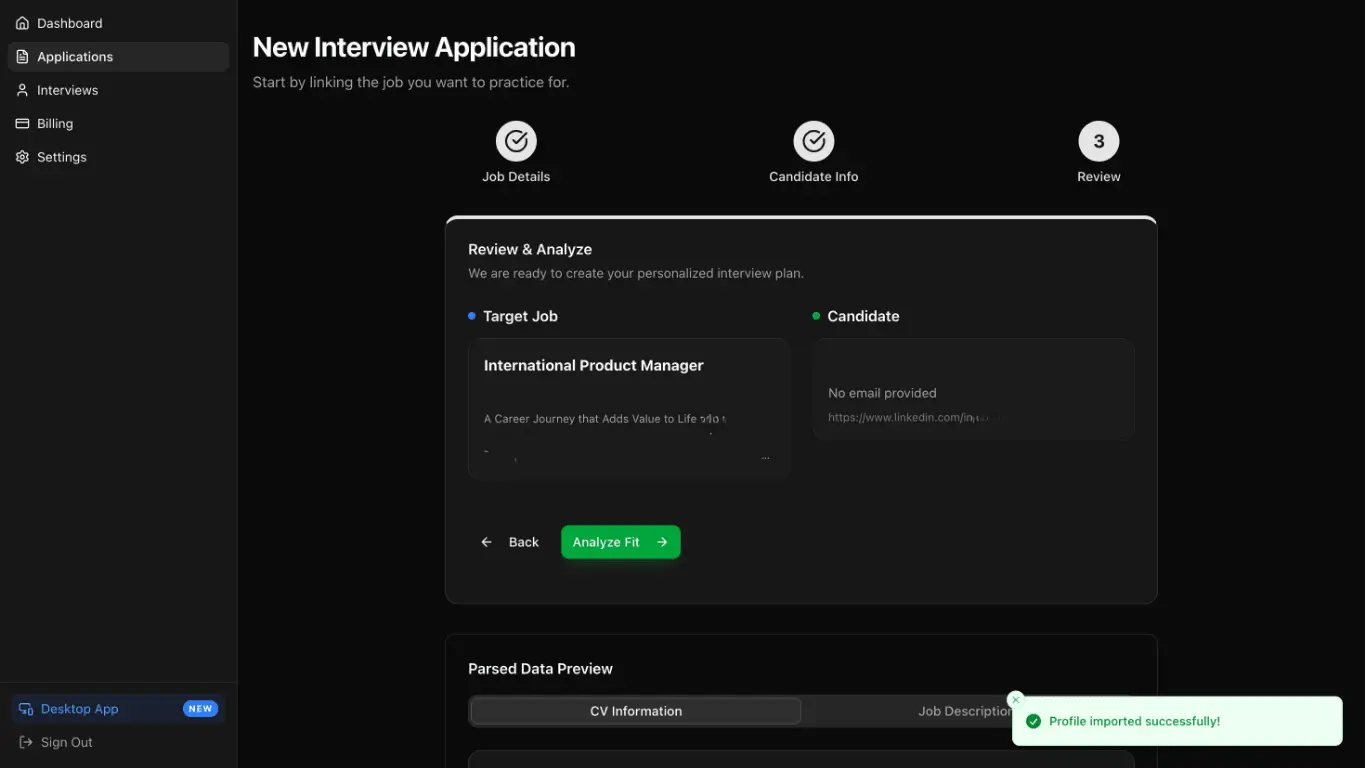 Screenshot 4 of Intervio
