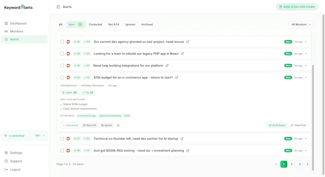 Screenshot 8 of TryKeywordAlerts