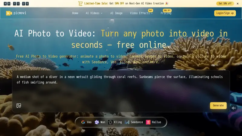 Screenshot 1 of picmovi