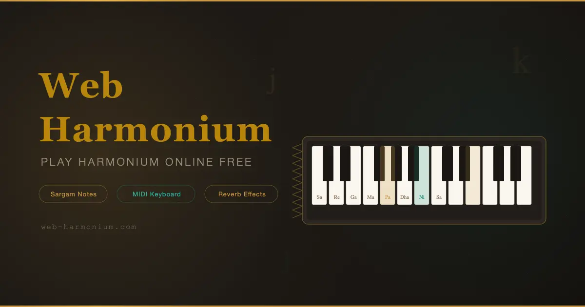 Screenshot 1 of Web Harmonium