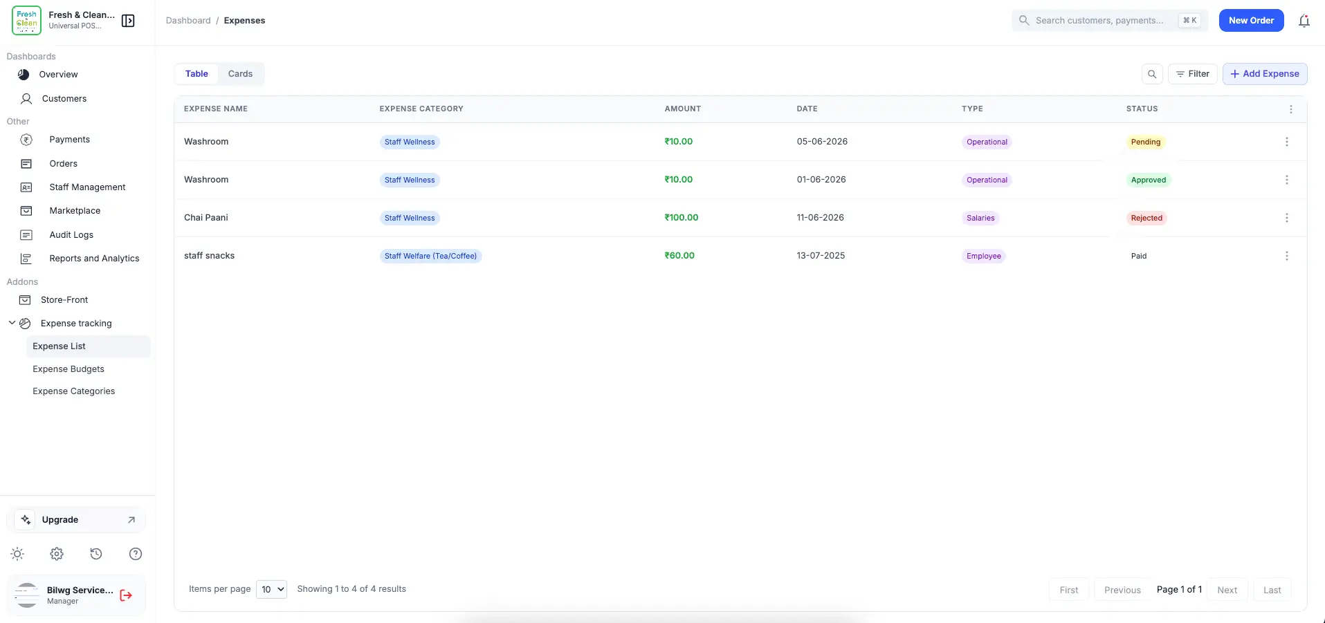 Screenshot 5 of Ezer Laundry - Modern Laundry POS System