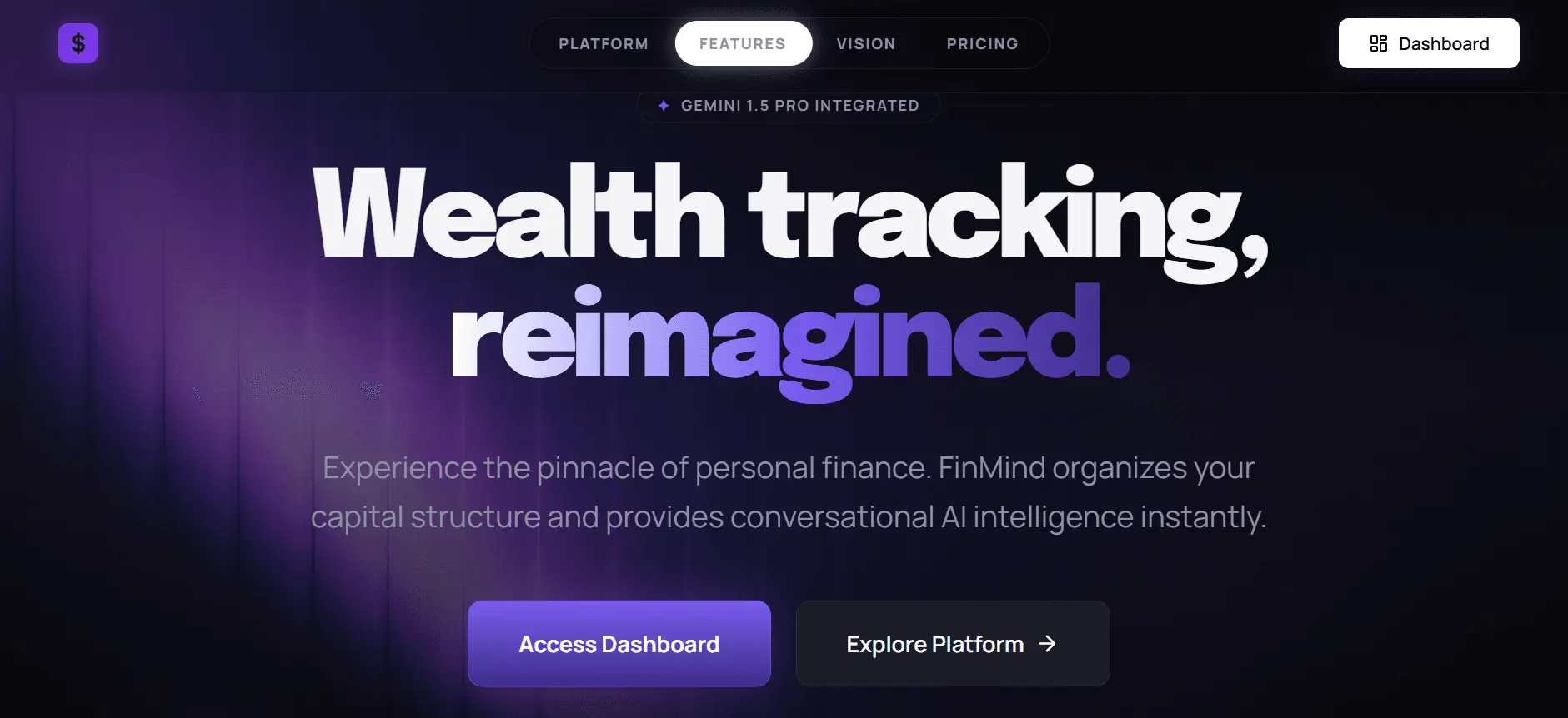 Screenshot 1 of FinMind AI