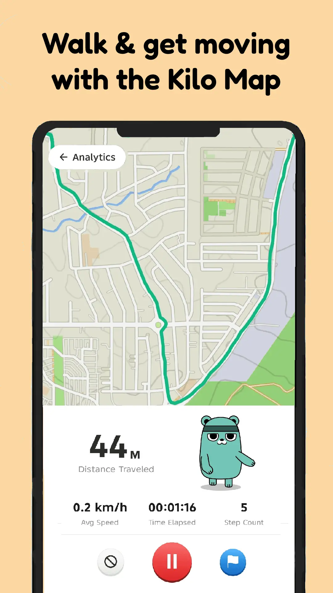 Screenshot 2 of KiloBolt GPS