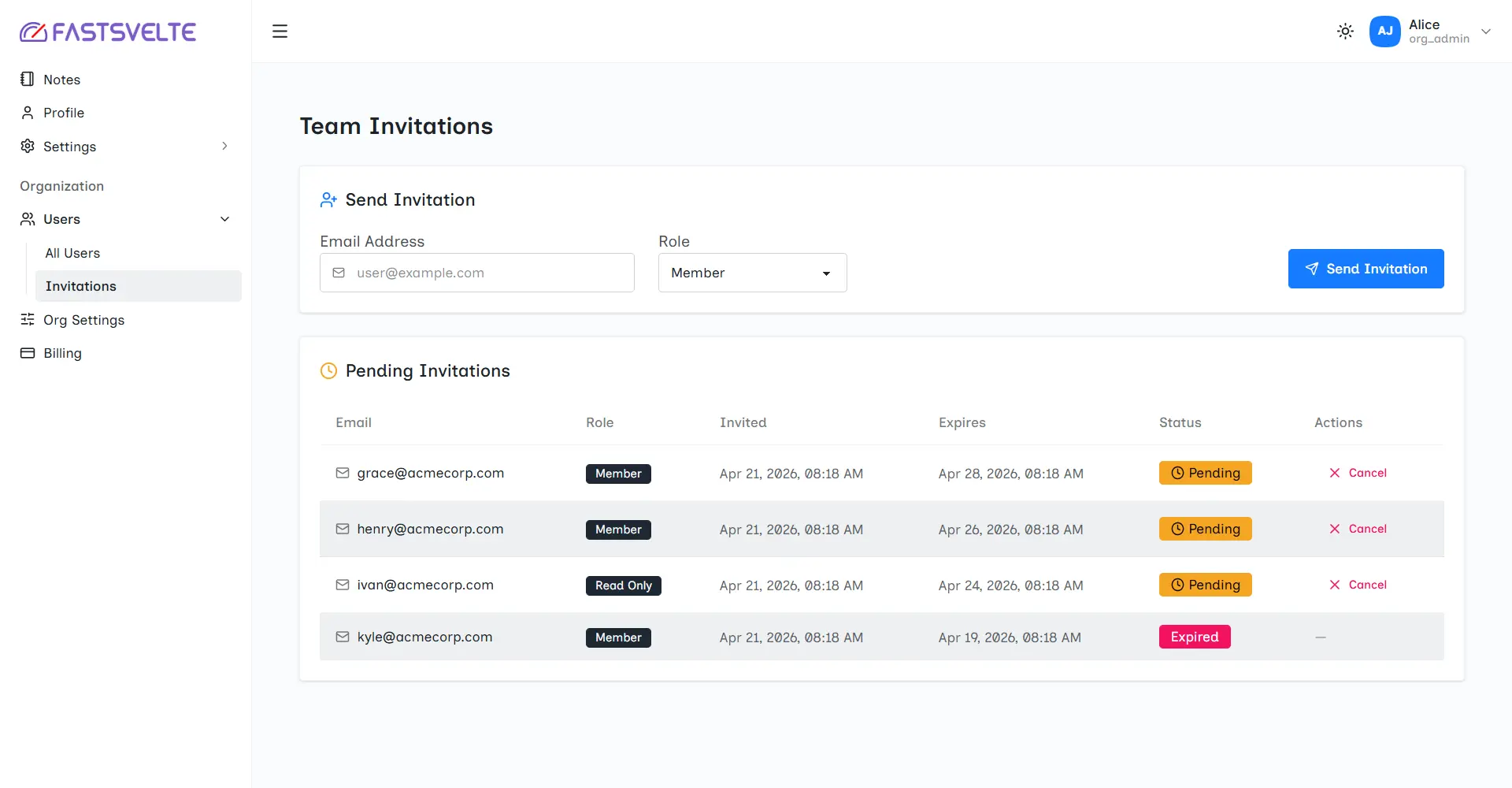 Screenshot 5 of FastSvelte