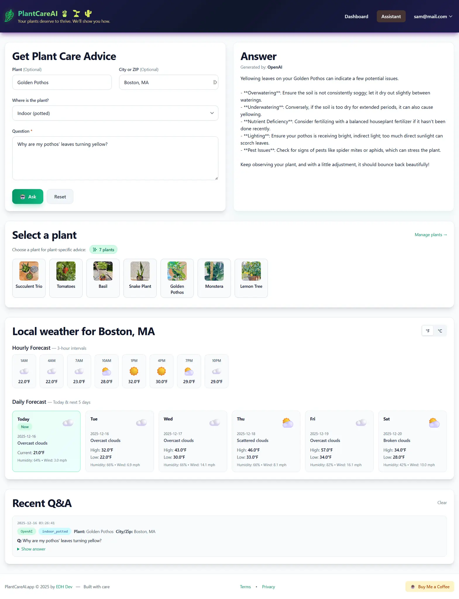 Screenshot 2 of PlantCareAI