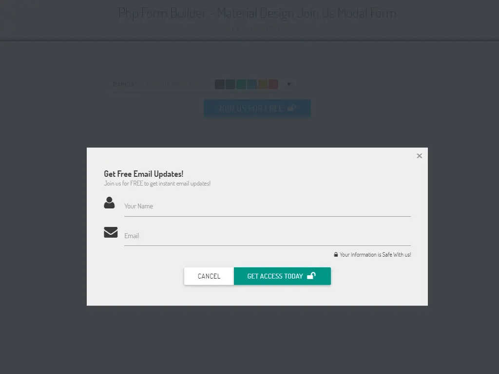 Screenshot 4 of PHP Form Builder