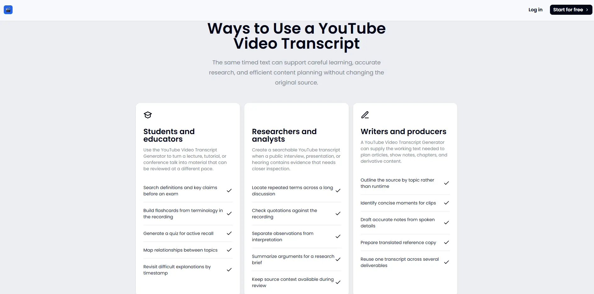 Screenshot 3 of TranscriptVideo
