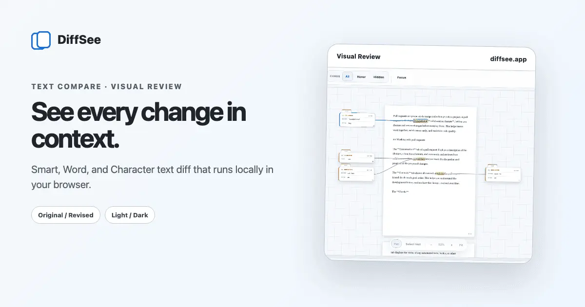Screenshot 1 of DiffSee