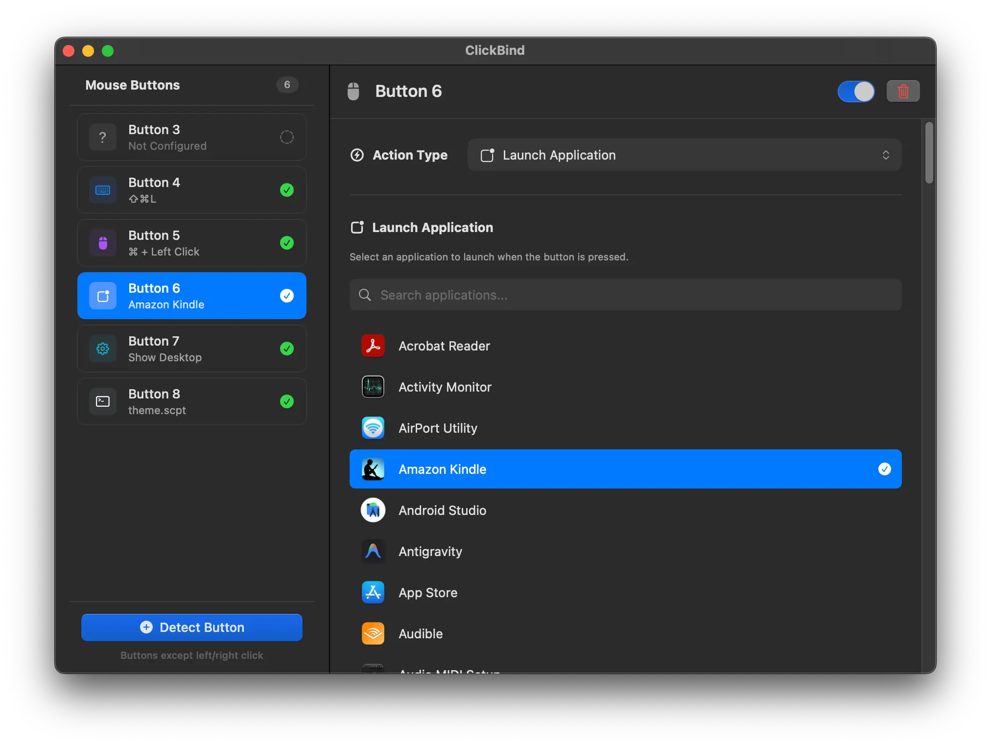 Screenshot 2 of ClickBind