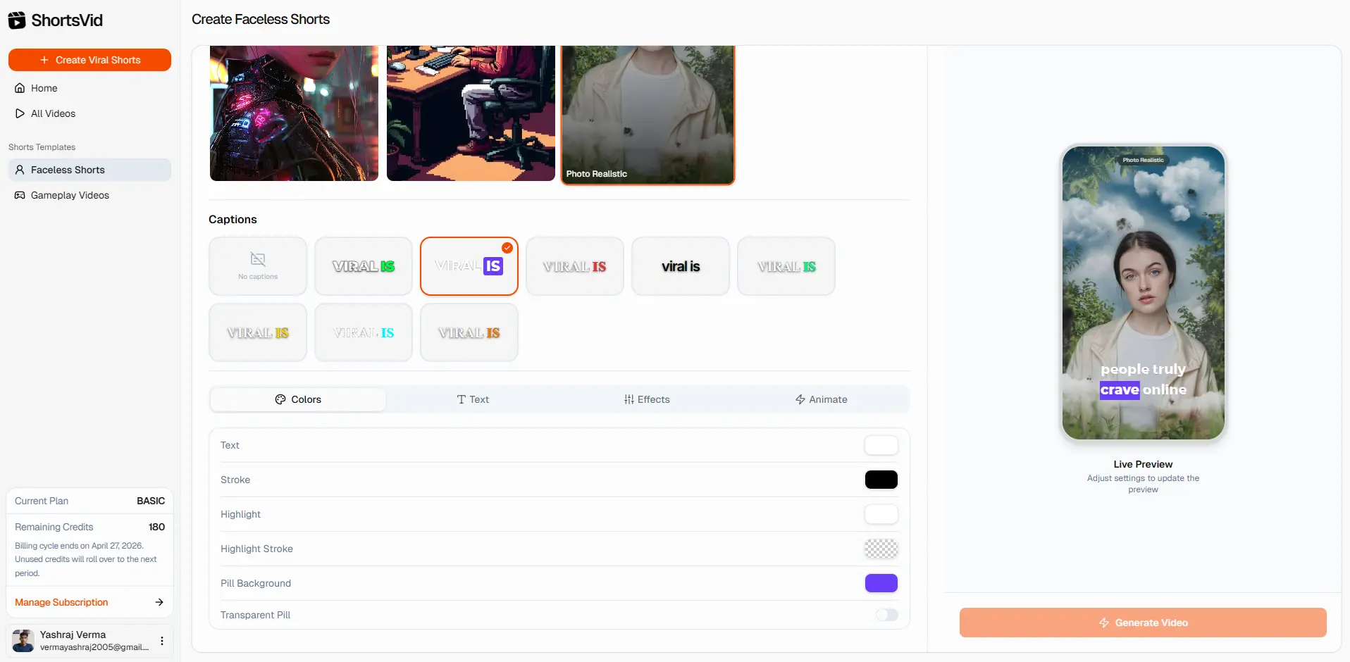 Screenshot 3 of ShortsVid
