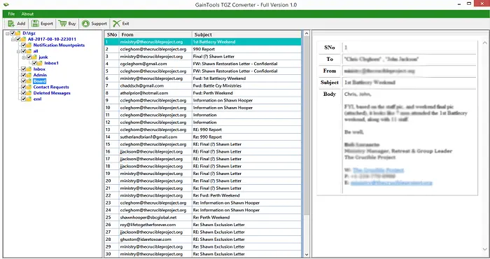 Screenshot 3 of GainTools TGZ Converter