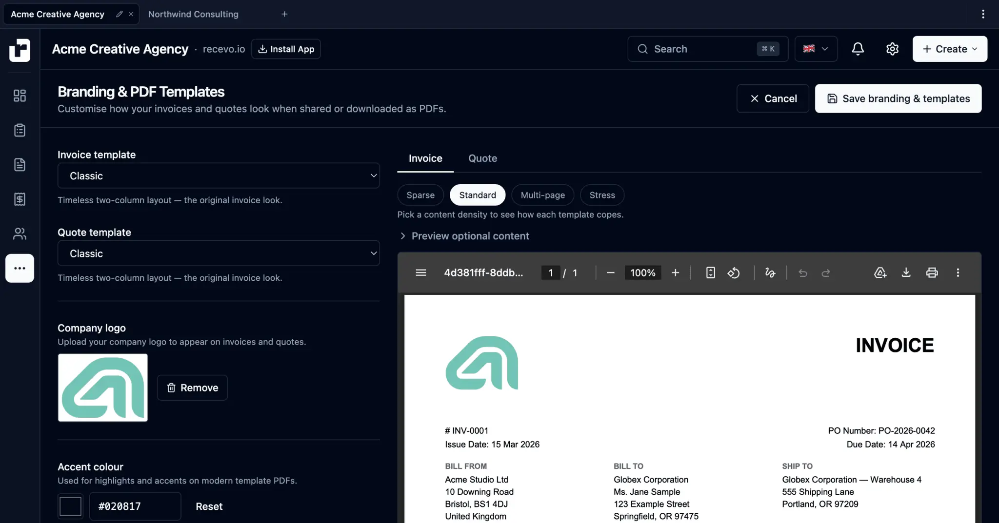 Screenshot 4 of recevo.io