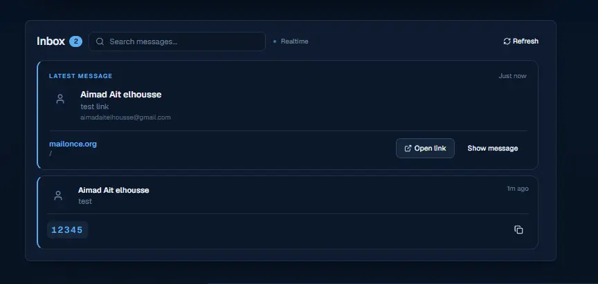 Screenshot 4 of MailOnce