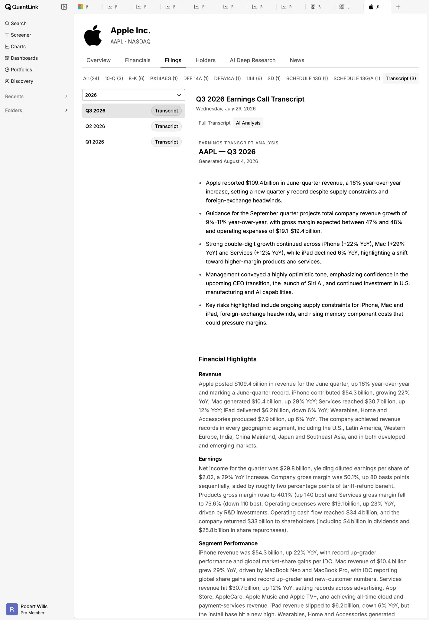 Screenshot 3 of QuantLink