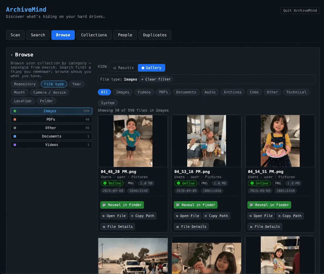 Screenshot 3 of ArchiveMind