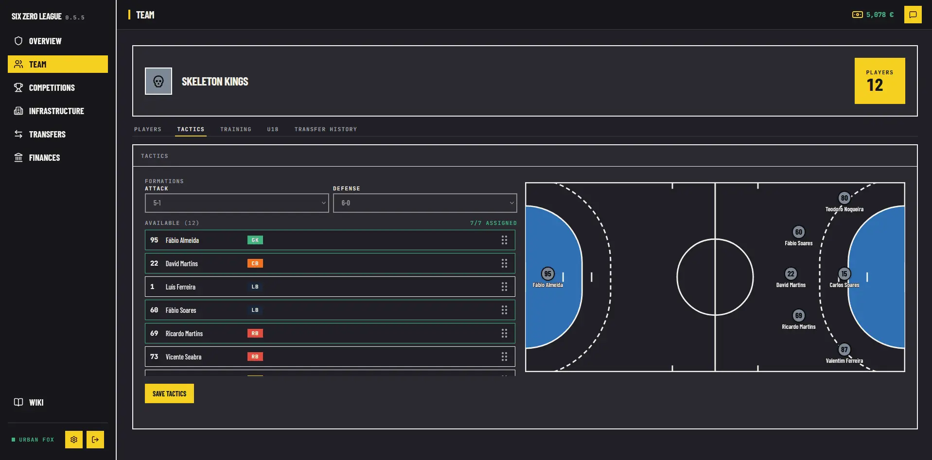 Screenshot 3 of Six Zero League