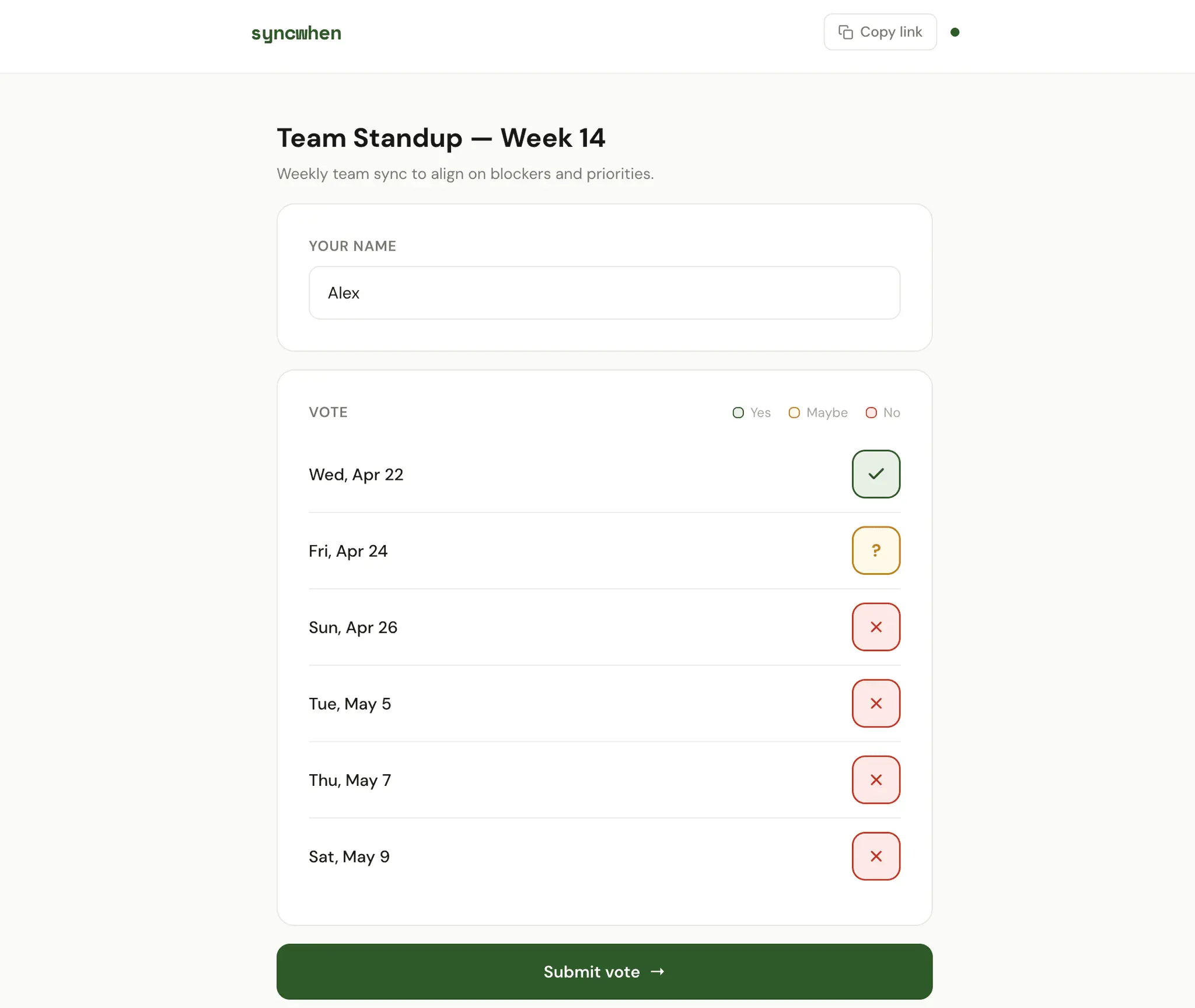 Screenshot 3 of SyncWhen