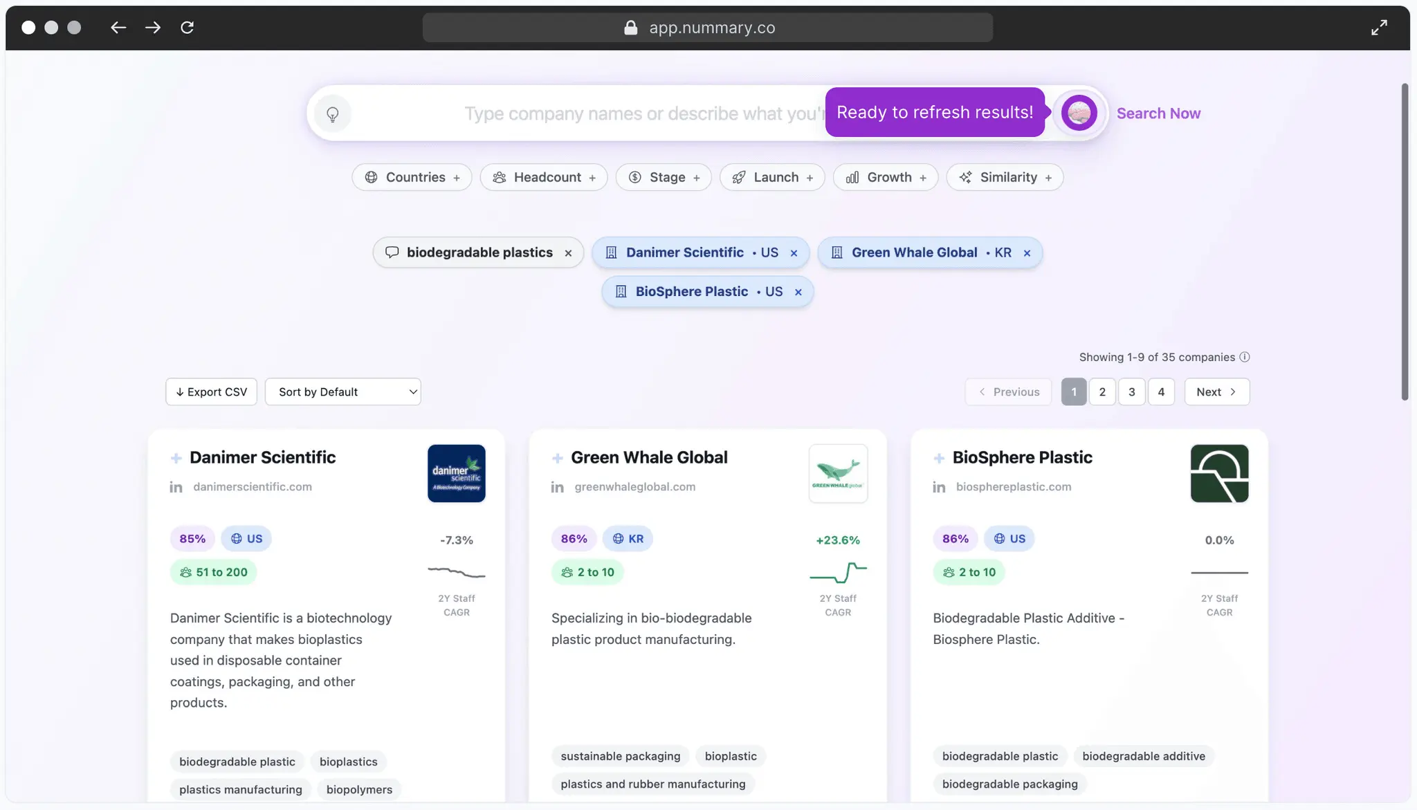 Screenshot 7 of Nummary AI Competitor Search