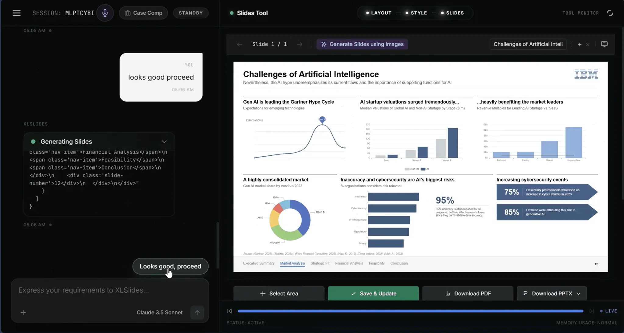 Screenshot 4 of XLSlides