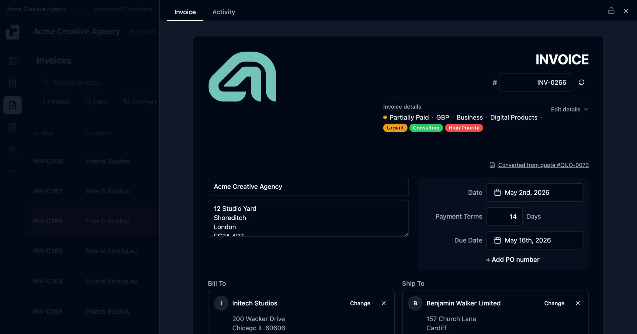 Screenshot 3 of recevo.io