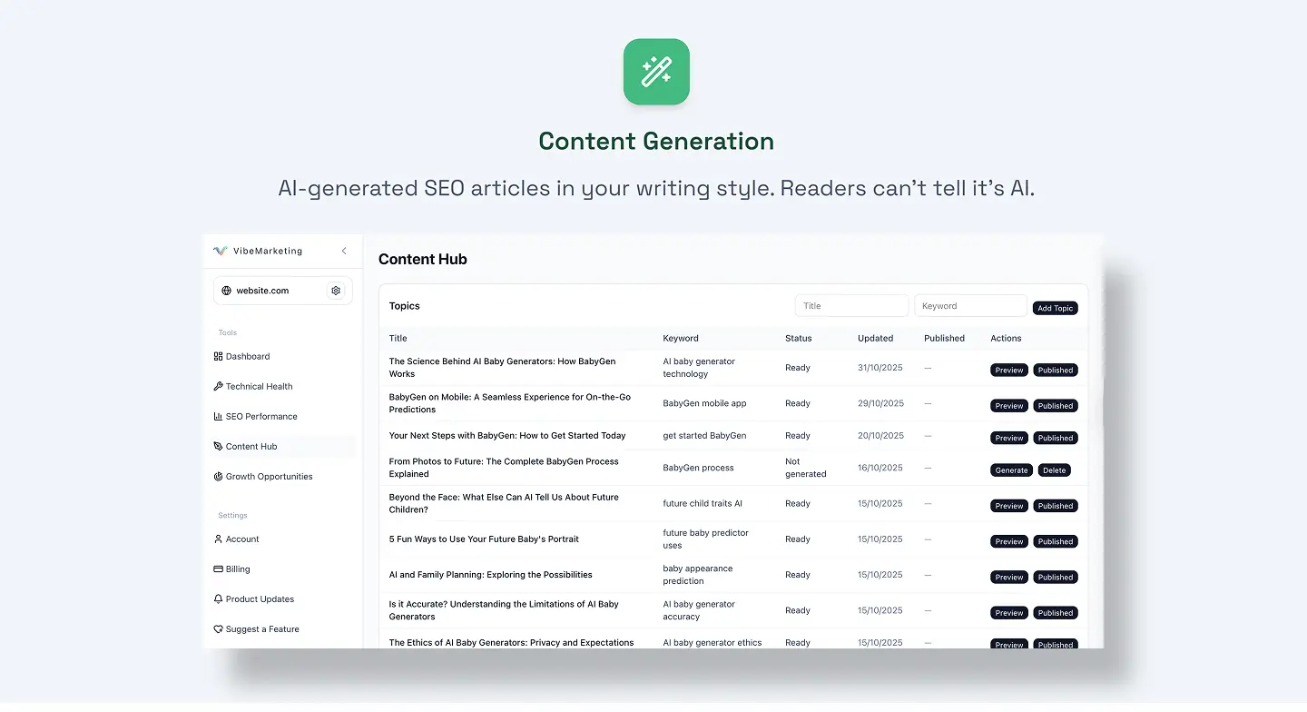 Screenshot 8 of VibeMarketing