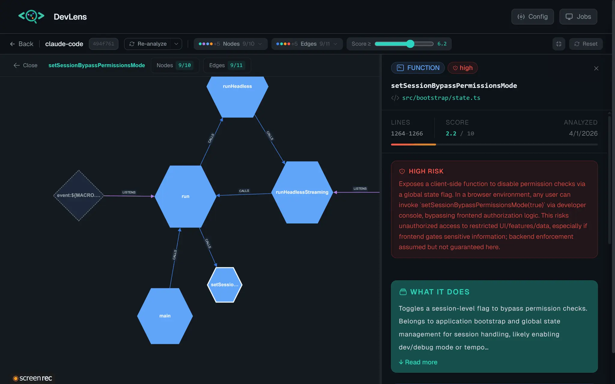 Screenshot 3 of DevLens