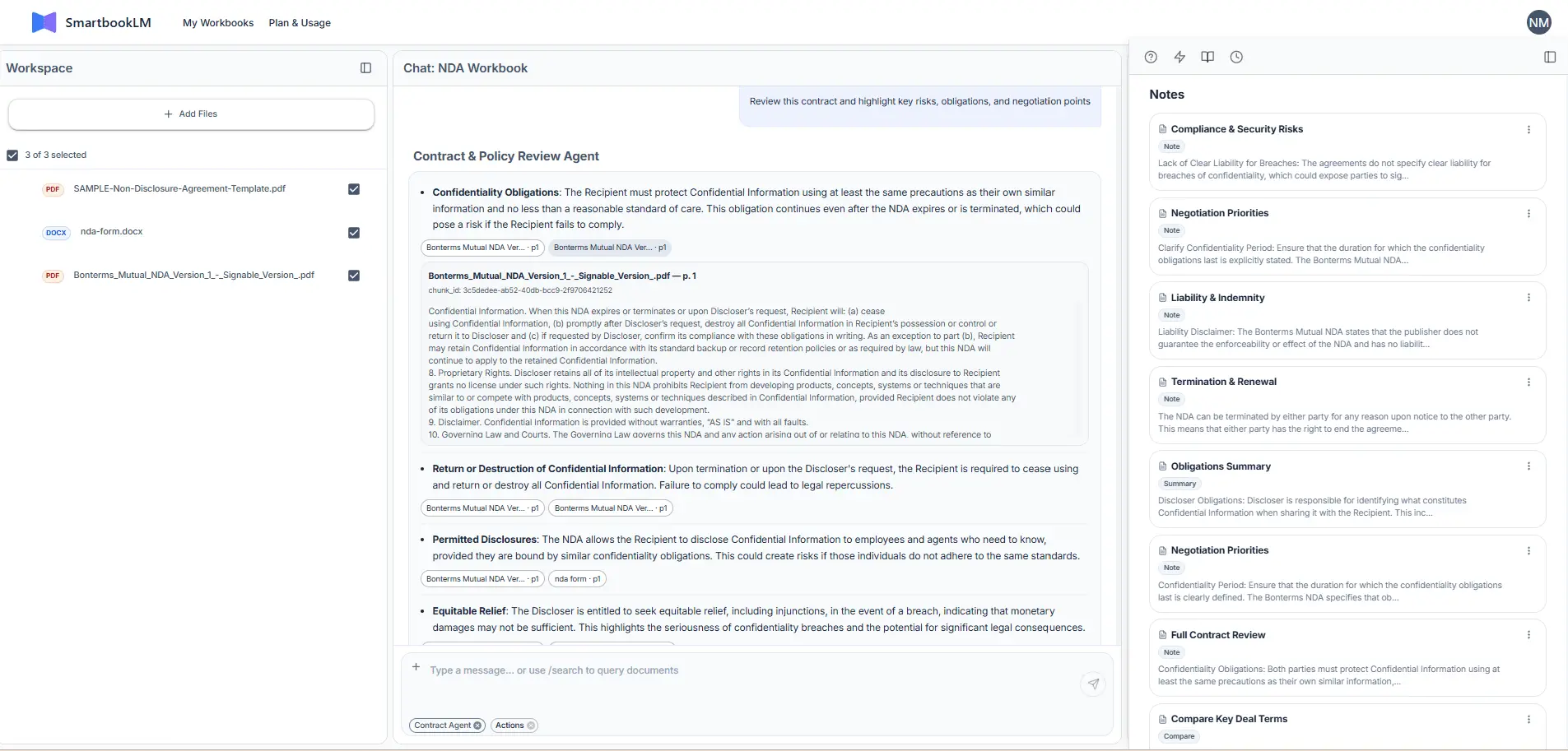 Screenshot 2 of SmartbookLM