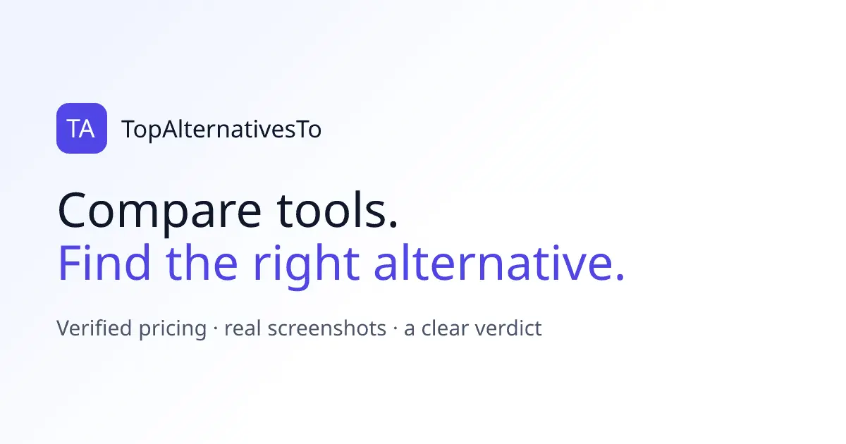 Screenshot 1 of TopAlternativesTo