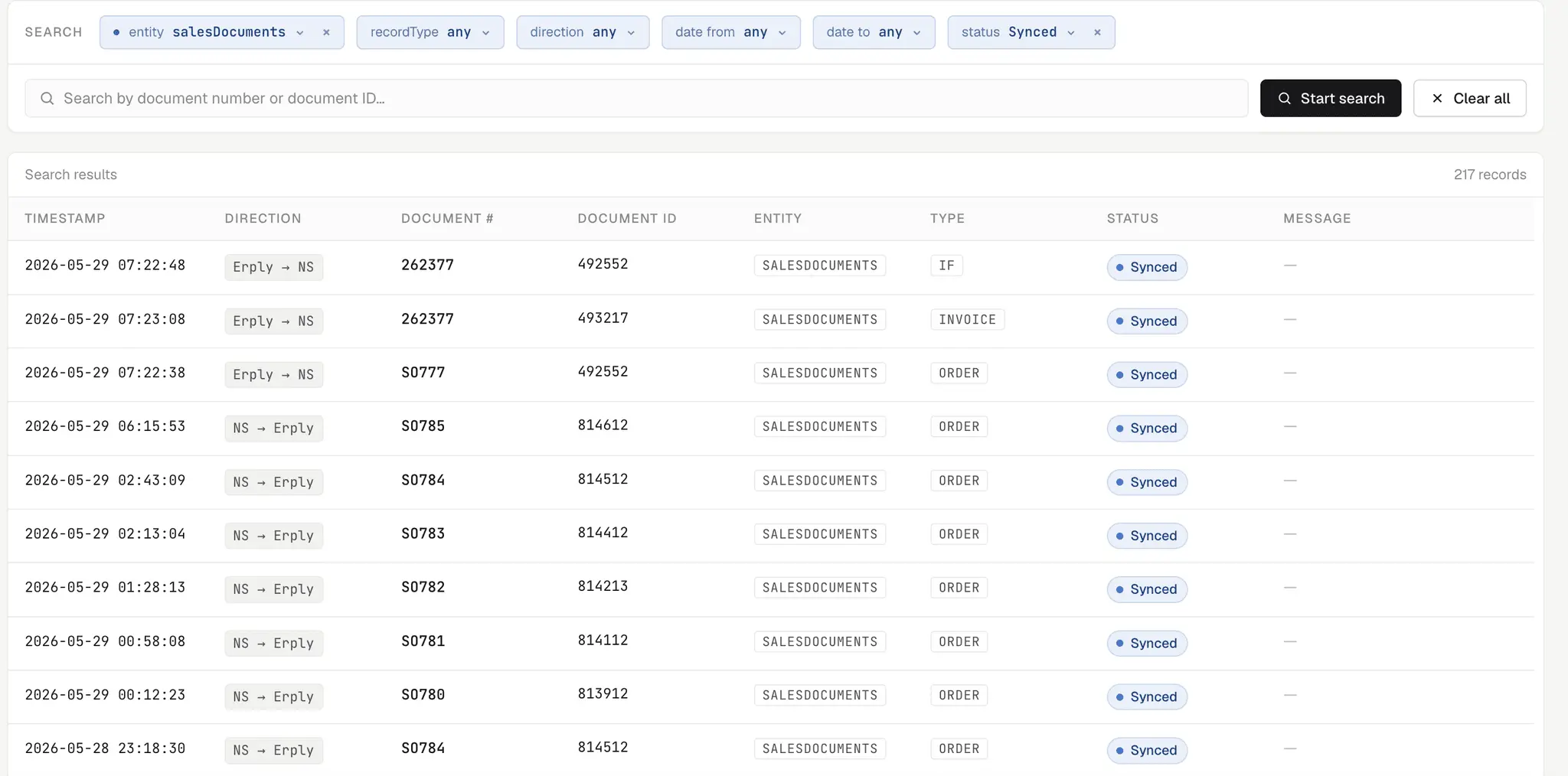 Screenshot 1 of NetSuite POS by Erply