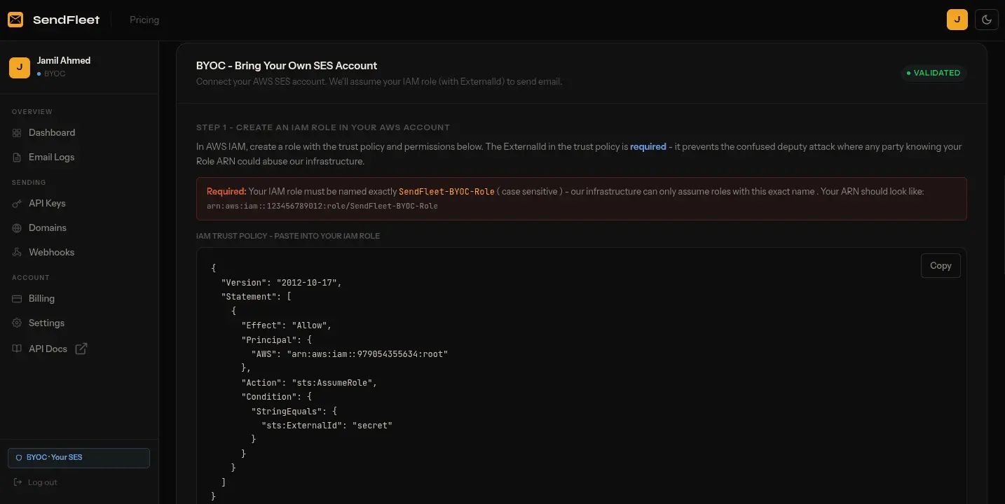 Screenshot 4 of SendFleet