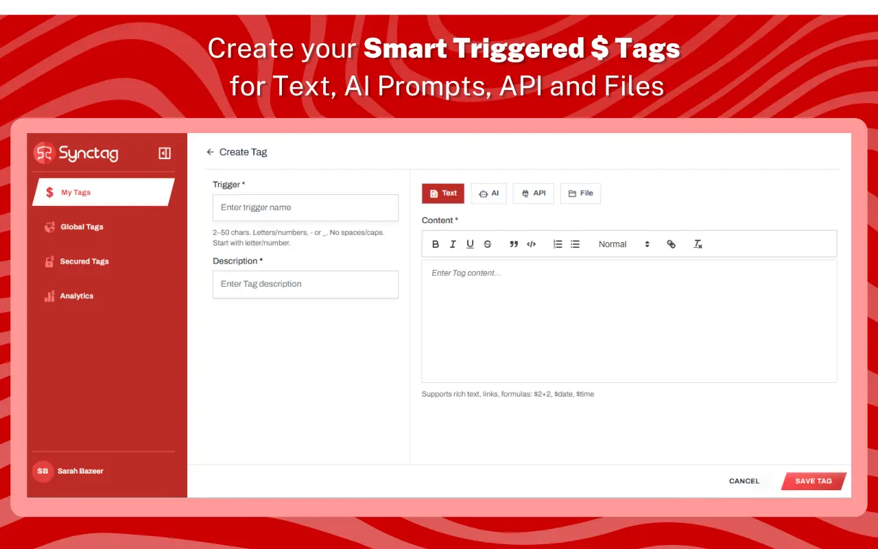 Screenshot 2 of SyncTag