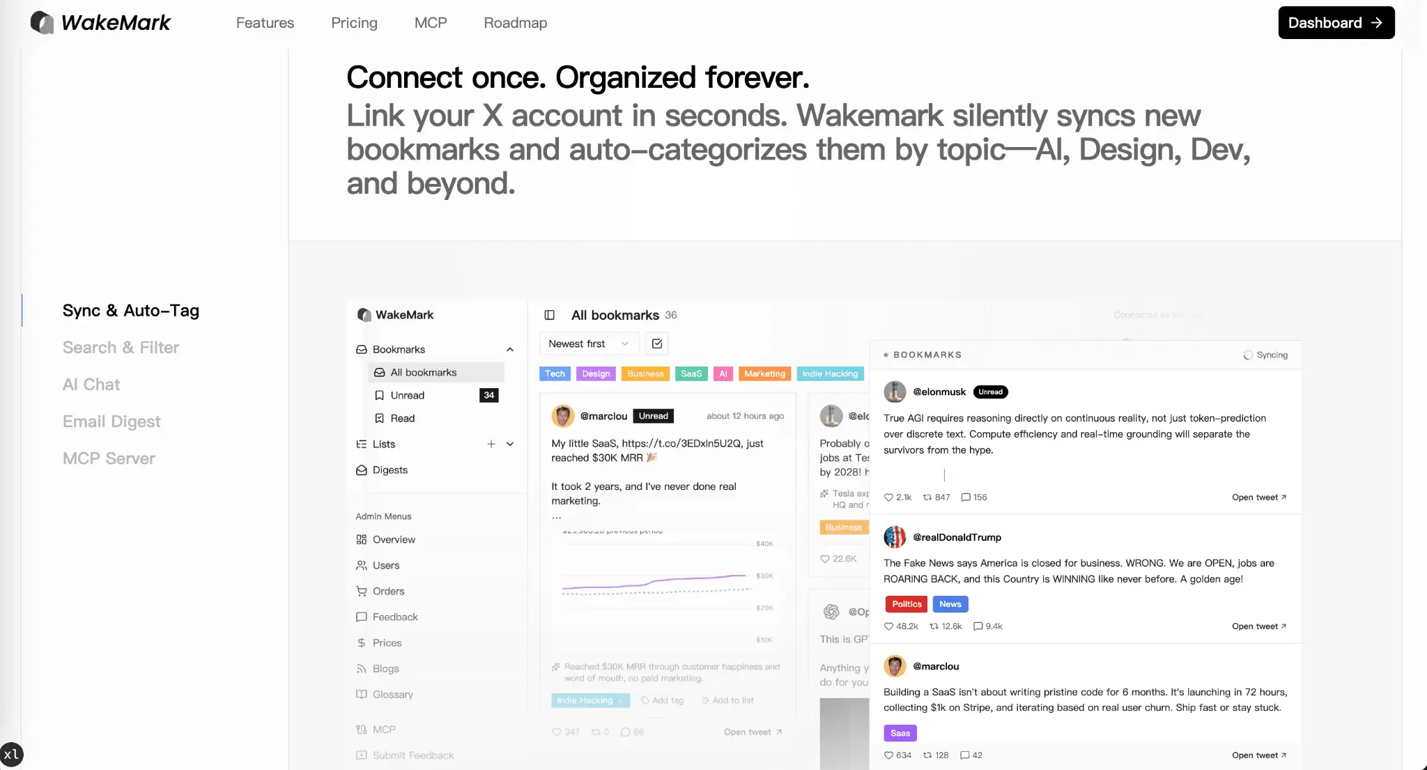 Screenshot 2 of WakeMark