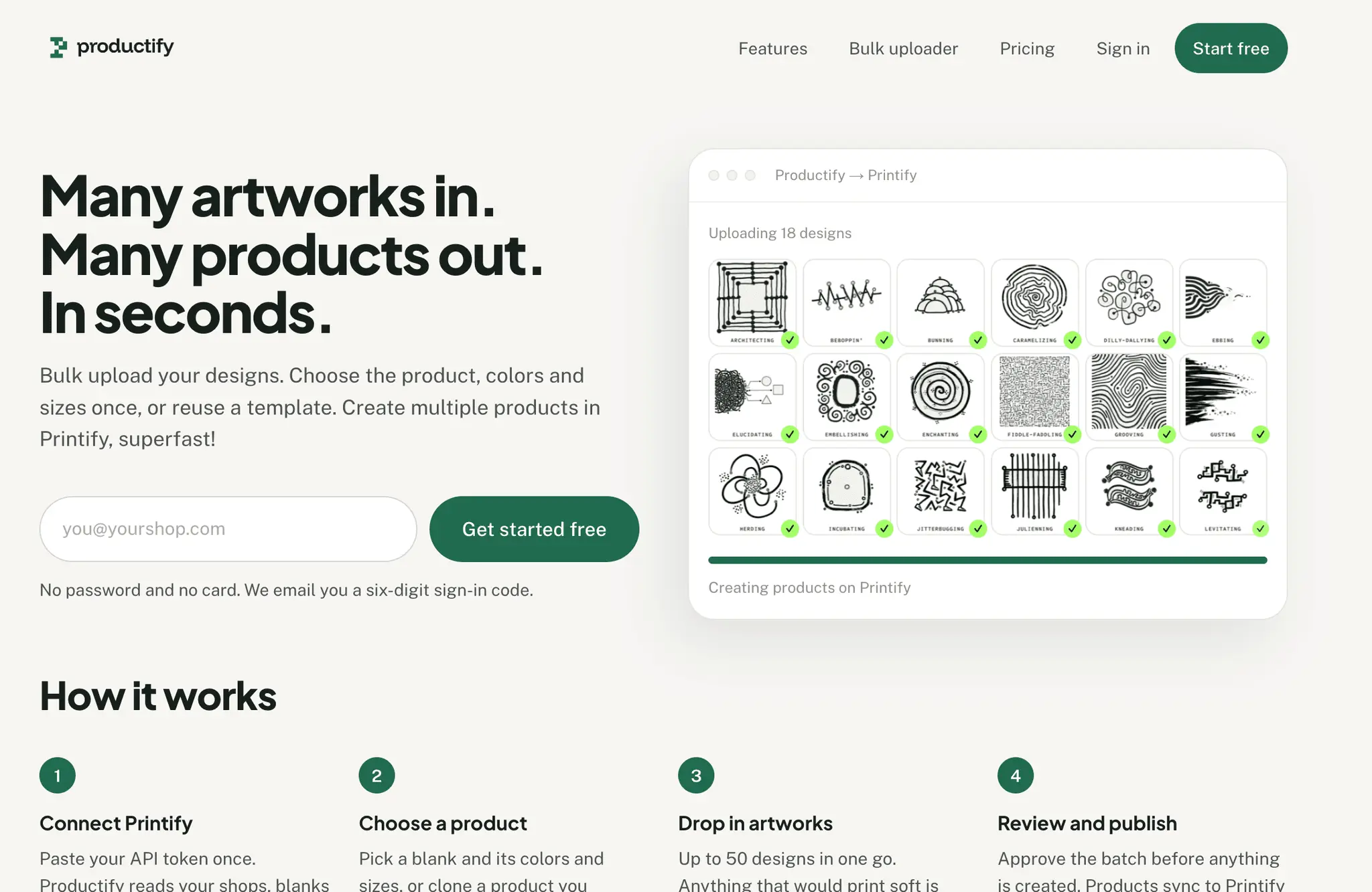 Screenshot 1 of Productify