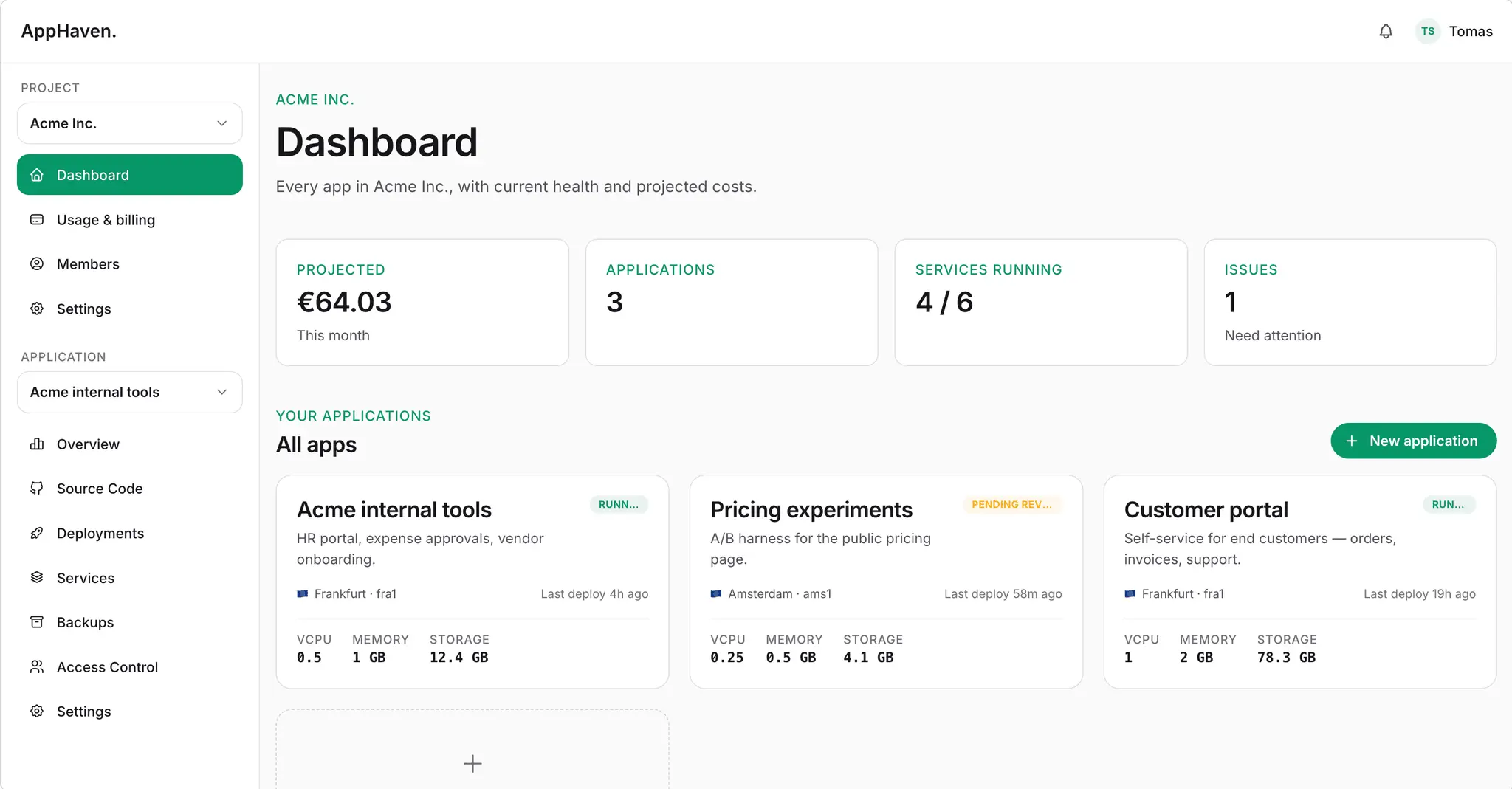Screenshot 1 of AppHaven